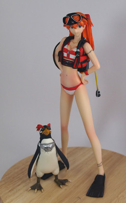 PenPen, Souryuu Asuka Langley, Shin Seiki Evangelion, Atomic-Bom, Garage Kit, 1/6