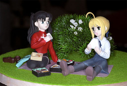 Altria Pendragon, Tohsaka Rin, Fate/Stay Night, Ark Club, Garage Kit