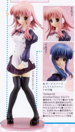 Kouno Harumi (WF 2008 winter exclusives), To Heart 2 Another Days, Kotobukiya, Pre-Painted, 1/8