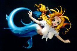 Mermaid, Original, Inabaya, Garage Kit, 1/7