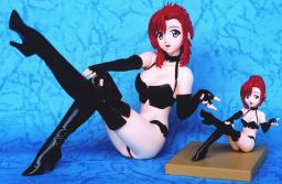 Kazami Mizuho (Black Bondage), Onegai Teacher, Musashiya, Pre-Painted, 1/6