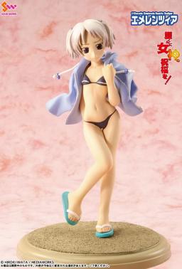 Emelenzia Beatrix Rudiger (Black Swimsuit), Mamoru-kun Ni Megami No Shukufuku Wo!, Toy's Works, Pre-Painted, 1/8