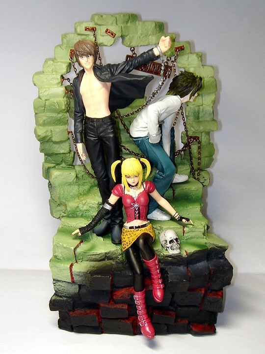 Amane Misa, L, Yagami Light (Blanc et Noir), Death Note, Shueisha, Pre-Painted