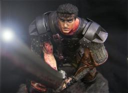 Guts (MAKEN (Bloody )), Berserk, Art of War, Pre-Painted, 1/10