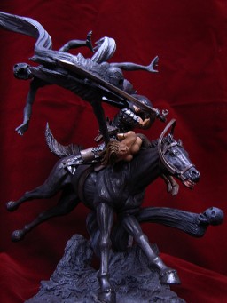 Farnese, Guts (Exclusive), Berserk, Art of War, Pre-Painted, 1/15