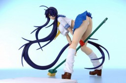 Kan'u Unchou (Blue School Uniform), Ikki Tousen, Aizu Project, Pre-Painted, 1/7, 4528403002354
