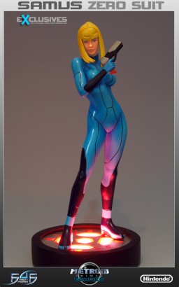 Samus Aran (Zero Suit, Exclusive), Metroid Prime 2: Dark Echoes, First 4 Figures, Pre-Painted