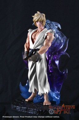 Ken Masters (White), Street Fighter, SOTA, Pre-Painted