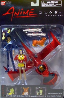Ein, Faye Valentine, Spike Spiegel, Cowboy Bebop, Bandai, Pre-Painted