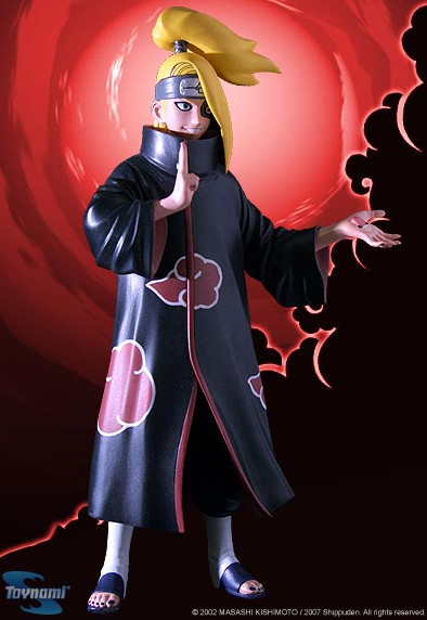 Deidara (Figures Series 1), Naruto Shippuuden, Toynami, Pre-Painted