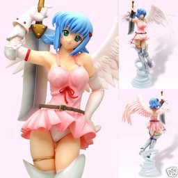 Nanael (Angel of light Pink), Queen's Blade, Griffon Enterprises, Pre-Painted, 1/7