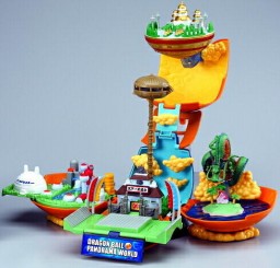 Karin, Kuririn, Muten Roshi, Piccolo, Shenron, Son Goku, Trunks, Vegeta (Play Set), Dragon Ball Z, Bandai, Pre-Painted