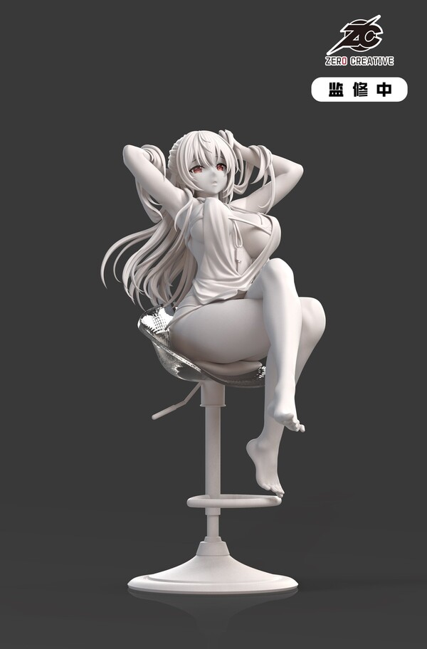 Ginpatsu Dress Lily, Original, Zero Creative, Pre-Painted, 1/7