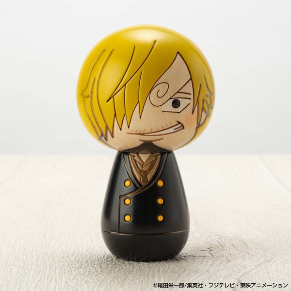 Sanji, One Piece, Usaburo Kokeshi, Hikidashi Inc., Pre-Painted, 4580486445817