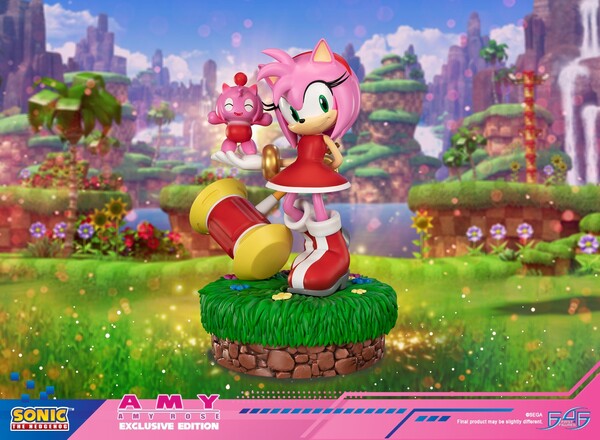 Amy Rose, Chao (Exclusive Edition), Sonic The Hedgehog, First 4 Figures, Pre-Painted