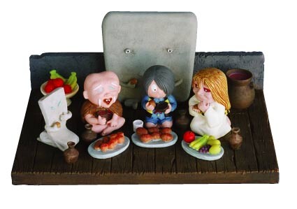 Ittan Momen, Kitaro, Konaki Jijii, Nurikabe, Sunakake Babaa, Gegege No Kitaro, Youkai Shop, Pre-Painted