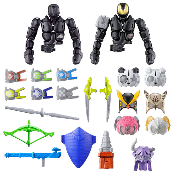 Kamen Rider Buffa, Kamen Rider Da·Paan, Kamen Rider Ginpen, Kamen Rider Keilow, Kamen Rider Letter, Kamen Rider Mary, Kamen Rider Shirowe, Kamen Rider Geats, Bandai, Action/Dolls