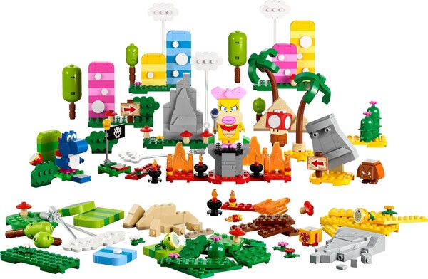 Kuribou, Wendy, Yoshi, Super Mario Brothers, Lego, Model Kit
