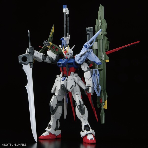 GAT-X105 Strike Gundam, GAT-X105+AQM/E-X01 Aile Strike Gundam, GAT-X105+AQM/E-X02 Sword Strike Gundam, GAT-X105+AQM/E-X03 Launcher Strike Gundam, GAT-X105+AQM/E-YM1 Perfect Strike Gundam (Grand Slam Equipped Type), Kidou Senshi Gundam SEED, Bandai Spirits, Model Kit, 1/100