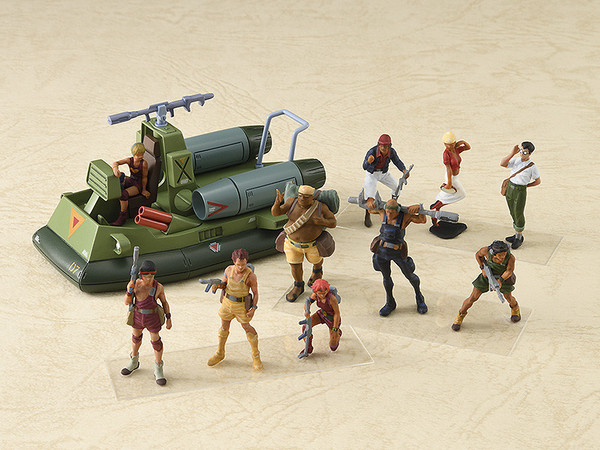 Billy Bol, Canary Donett, Chico Biente, Crinn Cashim, Festa Bronco, Giorgio Giordan, Heckle G. Thompson, Nanashi, Rita Berett, Rocky Andor, Taiyou No Kiba Dougram, Max Factory, Model Kit, 1/72