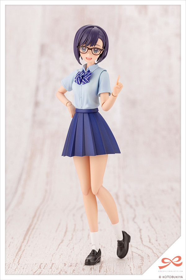 Koyomi Takanashi (Ryobu High School Summer Clothes, Dreaming Style True Sapphire), Original, Kotobukiya, Model Kit, 1/10, 4934054042579
