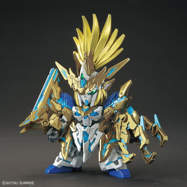 Liu Bei Unicorn Gundam (Long Zun), SD Gundam World Heroes, Bandai Spirits, Model Kit