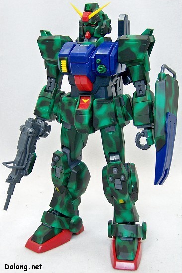 RX-79[G] Gundam Ground Type (Camouflage Coating Variation (Forest B)), Kidou Senshi Gundam: Dai 08 MS Shotai, Bandai, Model Kit, 1/100