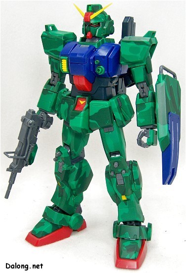 RX-79[G] Gundam Ground Type (Camouflage Coating Variation (Forest A)), Kidou Senshi Gundam: Dai 08 MS Shotai, Bandai, Model Kit, 1/100