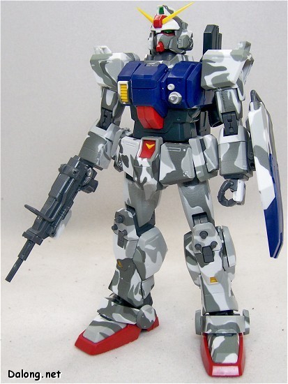 RX-79[G] Gundam Ground Type (Camouflage Coating Variation (Cold District A)), Kidou Senshi Gundam: Dai 08 MS Shotai, Bandai, Model Kit, 1/100