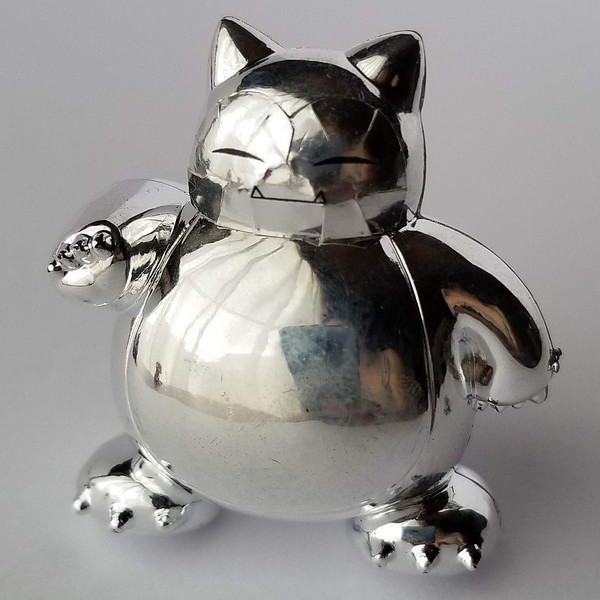 Kabigon (Silver), Pocket Monsters, Bandai, Model Kit