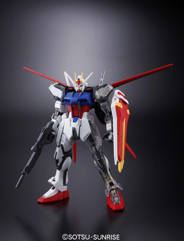 GAT-X105 Strike Gundam, GAT-X105+AQM/E-X01 Aile Strike Gundam, Kidou Senshi Gundam SEED, Bandai, Model Kit, 1/100