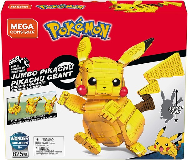 Pikachu (Jumbo), Pocket Monsters, Mattel, Mega Brands Inc., Model Kit