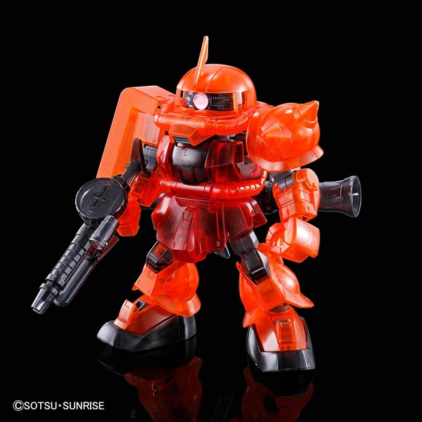 MS-06S Char Aznable's Zaku II Commander Type (Clear Color, Cross Silhouette Frame), Kidou Senshi Gundam, Bandai Spirits, Model Kit