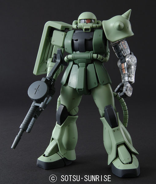 MS-06J Zaku II Ground Type, Kidou Senshi Gundam, Bandai, Model Kit, 1/100