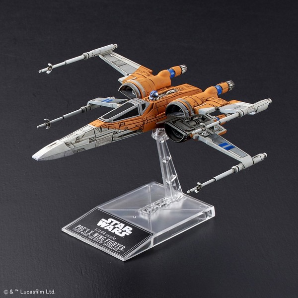 Poe's X-Wing Fighter, Star Wars: The Rise Of Skywalker, Bandai Spirits, Model Kit, 1/144, 4573102592316