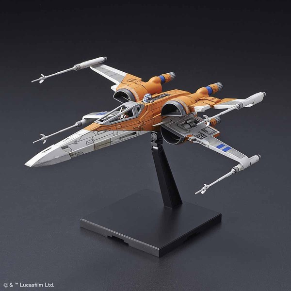 Poe's X-Wing Fighter, Star Wars: The Rise Of Skywalker, Bandai Spirits, Model Kit, 1/72, 4573102583123