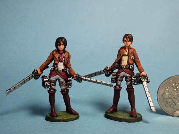 Eren Yeager, Shingeki No Kyojin, Aurora Model, Model Kit, 1/48