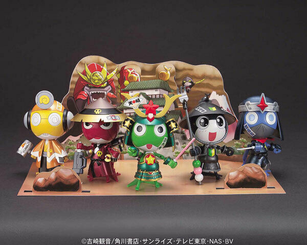 Dororo Heichou, Giroro Gochou, Keroro Gunsou, Kururu Souchou, Tamama Nitouhei, Keroro Gunsou, Bandai, Model Kit
