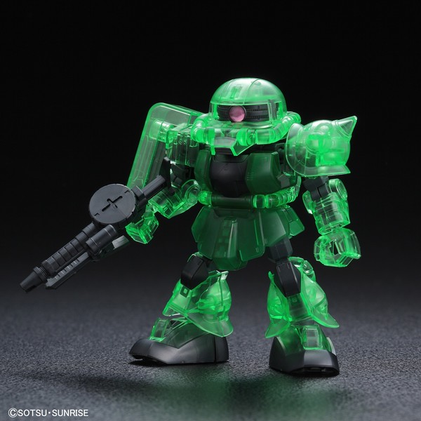 MS-06F Zaku II (Clear Color, Cross Silhouette Frame), Kidou Senshi Gundam, Bandai Spirits, Model Kit