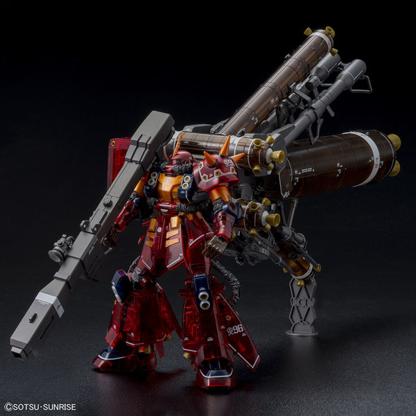 MS-06R Zaku High Mobility Type (Reuse "P" Device) (Half Mechanical Clear), Kidou Senshi Gundam Thunderbolt, Bandai Spirits, Model Kit, 1/100