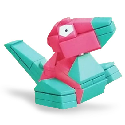Porygon, Pocket Monsters, Mattel, Mega Brands Inc., Model Kit