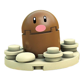 Digda, Pocket Monsters, Mattel, Mega Brands Inc., Model Kit