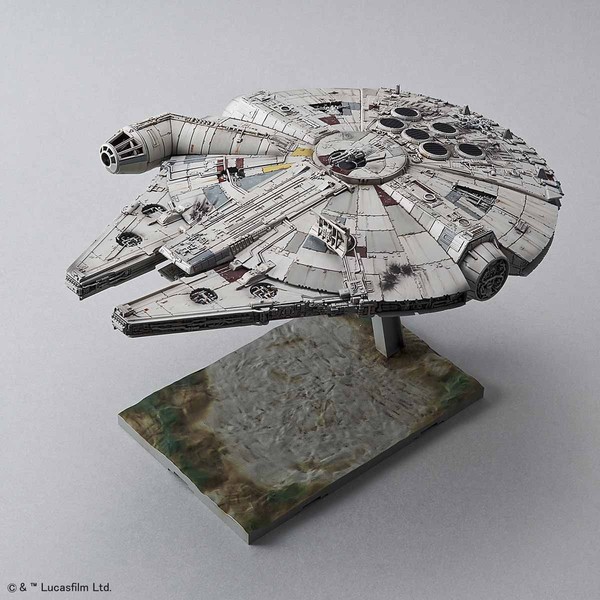 Millennium Falcon, Star Wars: The Last Jedi, Bandai, Model Kit, 1/144, 4549660197706