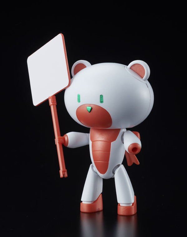 Petit'gguy (Unicorn White & Placard), Gundam Build Fighters Try, Bandai, Model Kit, 1/144
