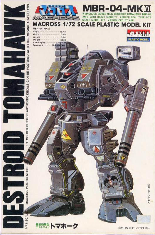 MBR-04-Mk VI Tomahawk, Choujikuu Yousai Macross, Arii, Model Kit, 1/72