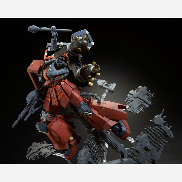 MS-06R Zaku High Mobility Type (Reuse "P" Device) (Last Session), Kidou Senshi Gundam Thunderbolt, Bandai, Model Kit, 1/100