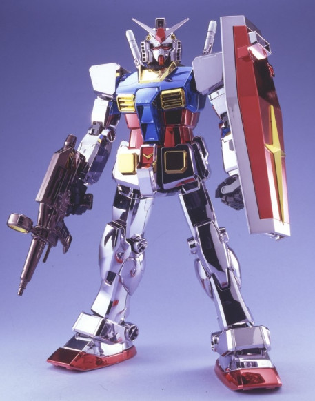FF-X7 Core Fighter, RX-78-2 Gundam (Chrome Metallic), Kidou Senshi Gundam, Bandai, Model Kit, 1/60