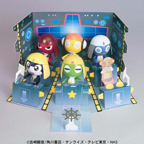 Dororo Heichou, Giroro Gochou, Keroro Gunsou, Kururu Souchou, Tamama Nitouhei, Keroro Gunsou, Bandai, Model Kit