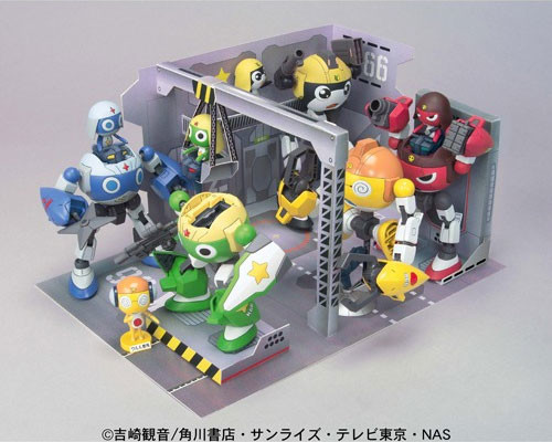Dororo Heichou, Giroro Gochou, Keroro Gunsou, Kururu Souchou, Tamama Nitouhei, Keroro Gunsou, Bandai, Model Kit