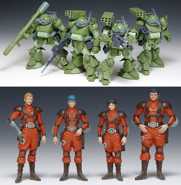 Byman Hagard, Chirico Cuvie, Gregore Garosh, Murza Melym, Soukou Kihei VOTOMS, Wave, Model Kit, 1/35